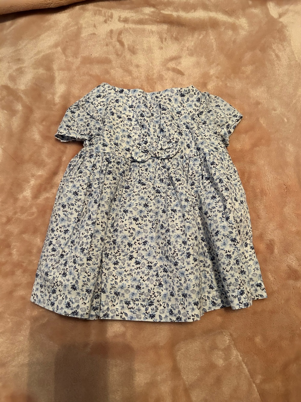 OshKosh B'gosh Light Blue Floral Cotton Dress